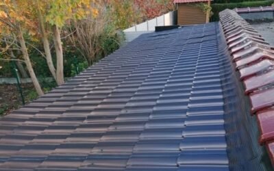 Démontage d&rsquo;une toiture en éternit et évacuation et nouveau toit en bardage